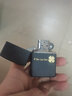 ZIPPO黑裂漆打火机 之宝正版基础款磨砂煤油防风火机送男生生日礼物 236-C-000026 幸运四叶草套装 实拍图