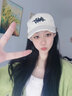 千牧朗帽子男女韩版时尚棒球帽软顶帅气显脸小防晒鸭舌帽户外休闲遮阳帽 米色 实拍图