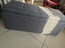 丘林瑟服装店长方形收纳沙发凳储物试衣间休息凳子鞋店换鞋凳床尾长条凳 灰色【麻布】 长100cm*宽40cm*高40cm(储物) 实拍图