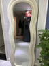 圣多堡全身镜ins风卧室落地镜子舞蹈穿衣镜高清不变形卧室宿舍显瘦镜子 【珍珠白绒包款-高清显瘦】 【花生靠墙款】高160*50宽 实拍图