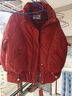 啄木鸟品牌女装红色显瘦立领羽绒棉服棉衣短款2025年冬季新款保暖外套 酒红色 L 105-120斤 实拍图