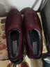鮟鱇 老北京布鞋女冬季加绒保暖中老年妈妈棉鞋软底 78977 红色 37 实拍图