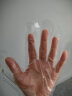 光明 检查手套100只/袋 加厚一次性聚乙烯PE手套医用家用美容薄膜卫生透明手套 红色加厚3袋 晒单实拍图