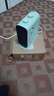 艾美特（AIRMATE）取暖器办公室家用桌面暖风机小型加热器电暖器2000w大功率立卧两用国宝熊猫即热暖风机 2000W大功率开机即热【绿色】 实拍图