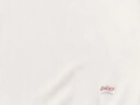 马登工装 美式复古重磅雪尼尔卫衣基础款抗皱打底圆领长袖T恤男秋 米白色 S 实拍图