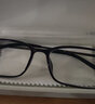 汉（Han Dynasty）近视眼镜框男女款 配镜片防蓝光辐射眼镜光学护目眼睛架 49157 经典亮黑 配1.60防蓝光镜片200-600度 实拍图