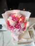 娜琪520情人节17朵玫瑰混搭花束永生香皂花生日礼物鲜同城配送女友爱 晒单实拍图