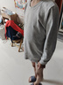 三枪中大童A类舒肤抗菌男童小高领长袖纯棉内衣套29489D0麻灰 140 实拍图