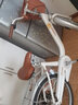 喜德盛（xds） 云朵 通勤自行车通勤车自行车成人通勤车自行车女士自行车单车 22寸白/咖啡|单速+铝架+礼包 实拍图