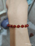 梦金园 黄金转运珠足金本命年金珠手绳情侣路路通送女友生日礼物 实拍图