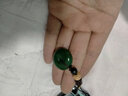 平安扣汽车钥匙扣挂件高端精致男女玉石饰品吊坠电动车手工钥匙链 【平安扣】碧绿 实拍图