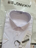 奢树（SHESHU）衬衫男商务正装纯色职业装修身长袖衬衣白色西装内搭打底衫 白色 38 160/84A 实拍图