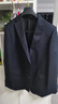 雅戈尔（YOUNGOR）西服男士050款上衣秋冬青年男套西上衣羊毛面料经典西服 藏青 XL 180/104A 实拍图
