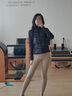 La Nikar 冬季轻薄90%鹅绒短款羽绒服女立领修身显瘦羽绒服外套女-S1031 奶白色(鹅绒) XL 实拍图