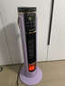 志高取暖器立式暖风机电暖气电暖器小太阳家用烤火器浴室热风机节能大功率新款低噪办公室卧室速热干衣 曼塔紫 语音触屏款【石墨烯+加湿喷雾+3D火焰】 实拍图