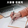 速干中性笔黑色0.5mm考试专用办公碳素红笔全针管水笔中小学生签字笔 巨能写【混合60支】红蓝黑-各20支 实拍图