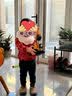 Classic Teddy精典泰迪童装男童毛衣儿童毛衫中大童加厚保暖新年拜年服 大红110 实拍图