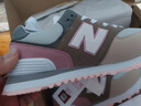 574运动鞋女2025新款百搭学生休闲跑步鞋轻便透气软底n字鞋子阿甘 白灰粉 39 实拍图