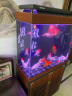 森森（SUNSUN）森森鱼缸大型超白玻璃水族箱客厅复古底过滤免换水金鱼缸龙鱼缸 靠墙款80长34.5宽77缸高74柜高 晒单实拍图