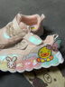 B.Duck小黄鸭童鞋女童运动鞋冬季闪灯发光保暖鞋亮灯二棉鞋5010A粉色32 实拍图