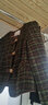 独束大码女装复古格纹小香风套装女冬季微胖mm毛呢外套A字半身裙 外套 M 实拍图
