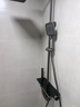 XOTOTO官方淋浴花洒套装淋浴喷头下出水洗澡沐浴精铜主体贴墙无缝 TBW3017 枪灰 恒温四功能 实拍图
