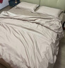 康尔馨【希尔顿四件套】 五星级酒店100支轻奢裸睡纯棉贡缎床上用品 【希尔顿同款100S】香槟色 1.8m 床单款 （被套220*240cm） 实拍图