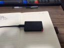 联想 thinkplus移动固态硬盘 USB3.2高速PSSD移动硬盘小巧便携读取400MB/S US100红色【512G】 实拍图