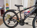 飞鸽（FG FLYING PIGEON）铝合金山地自行车成人男女学生减震变速越野碟刹全轴承山地车单车 黑色 辐条轮/铝合金车架 26英寸（身高160-180左右） 21速高配版 实拍图