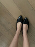 强人高跟鞋5.5CM气质通勤女鞋3515空姐鞋尖头皮鞋 JDA170016 黑色 40 实拍图