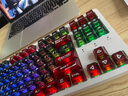 达尔优JDG七周年定制EK87pro机械键盘有线无线蓝牙三模电竞游戏透光键帽gasket结构全键热插拔JDG外设 信念白-天空轴V3 三模 87键 实拍图