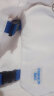 OLOEY韩国ins克莱因蓝大容量斜挎包女大学生上课包韩版百搭单肩书包男 白 色 实拍图