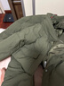 鸭鸭新款衬衫羽绒服男短款翻领2025年冬季新款轻薄便携保暖外套上衣Y 2370军绿色 185/100A(XXL) 实拍图