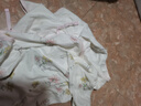 全棉时代新生婴儿睡衣春秋抗菌风柔棉和尚服连体衣服和袍花园物语白66码 实拍图