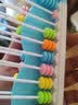 学得乐 计数器小学一年级算术玩具木质算盘计数架数学教具儿童益智珠算学具盒小棒加减法记数算数神器小学生 十二行计数器-蓝色+【100计数棒】 实拍图