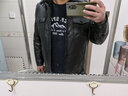 兽王真皮皮衣男2024秋冬款头层牛皮翻领真皮羽绒男装皮夹克皮衣男 2220224908黑色 4XL (58) 实拍图