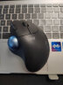 罗技（Logitech）ERGO M575无线蓝牙鼠标 无线轨迹球鼠标办公人体工学鼠标双模Mac 笔记本电脑电池款USB鼠标 M575商用 石墨黑(Bolt接收器2年) 实拍图