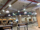艺标北欧餐厅LED灯具饭厅餐桌灯客厅办公室书房简约现代饭店日式吊灯 D款24cm黑色(配12瓦LED暖光) 实拍图