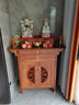 森墨匠佛龛柜新中式实木供桌香案神台客厅家用财神爷神像供奉台小型神龛 海棠色 168*48*118.5 实拍图