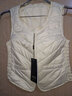 雅鹿轻薄羽绒马甲女内穿2025新款圆领修身纯色内搭马夹拉链保暖背心女 米白色（升级款） S （推荐80-90斤） 实拍图