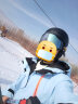 迪卡侬滑雪头盔男女单板双板保暖透气安全护具装备高冷黑M-4473634 实拍图