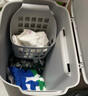 非非猫带盖脏衣篮壁挂式浴室卫生间脏衣服收纳筐洗衣篮子防水脏衣篓挂墙 带盖灰色脏衣篮1个+灰色小挂篮2个 实拍图