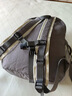 栢启歆书包双肩包背包男女大容量背包大学生户外旅行包休闲双肩包 灰紫色 实拍图