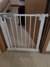 喵先生宠物围栏狗围栏防猫栅栏狗门栏杆隔离栏防护栏婴儿童防护安全门 76cm高小号 门栏宽度范围65-74cm 实拍图