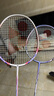 YONEX尤尼克斯羽毛球拍碳纤维专业级全碳素超轻耐打初学者新手入门单拍 超值对拍NR7000i 薰衣草+白粉红 碳素纤维 一体均衡双拍 实拍图