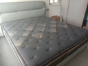 顾家家居（KUKA）京东独家家具卧室百搭耐磨简约奶油风头层黄牛皮双人大床DS8116B 8116【奢华版 云柔亲肤皮】暖烟灰1.8m+撑腰垫M1219 实拍图