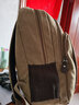 SMOPEN户外休闲双肩背包 水洗帆布男女登山包 电脑包书包旅行包大容量 卡其-店铺发货 实拍图