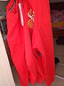 真维斯（Jeanswest）红色卫衣男女款秋冬季休闲宽松上衣马年本命年衣服过新年会定制款 加绒 红色 T幸运新年马 M 【推荐110-120斤】 实拍图
