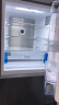 美菱271L三开门冰箱双变频风冷无霜家用一级能效中门软冷冻双变频净味防串味冰箱 BCD-271WUP3B凯撒灰[玻璃面板] 实拍图