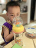 comobebe可萌贝比小鲸鱼喷水杯儿童保温杯宝宝喝水神器学生吸管趣味喷泉杯 316不锈钢大容量保温杯-黄色 550ml 实拍图